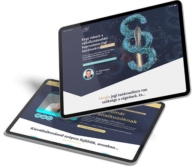 Landing oldal logó és arculat